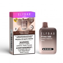 ELFBAR Prime 1800 Cuban Tobacco 20mg